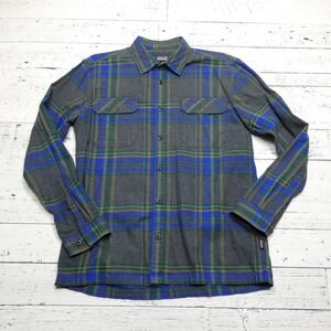 Patagonia Shirt Mens Large Plaid Button Down Flannel Organic Cotton Casual